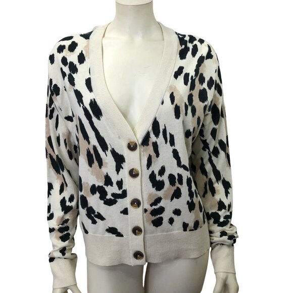 SANCTUARY ANIMAL PRINT CARDIGAN SM NEW WITH TAG - Picture 1 of 6